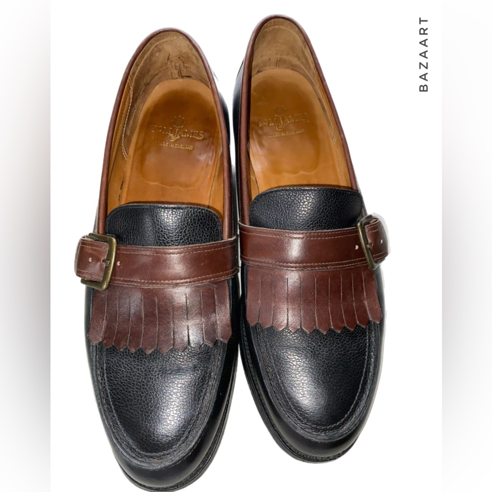 Tom James “Davidson” leather loafers